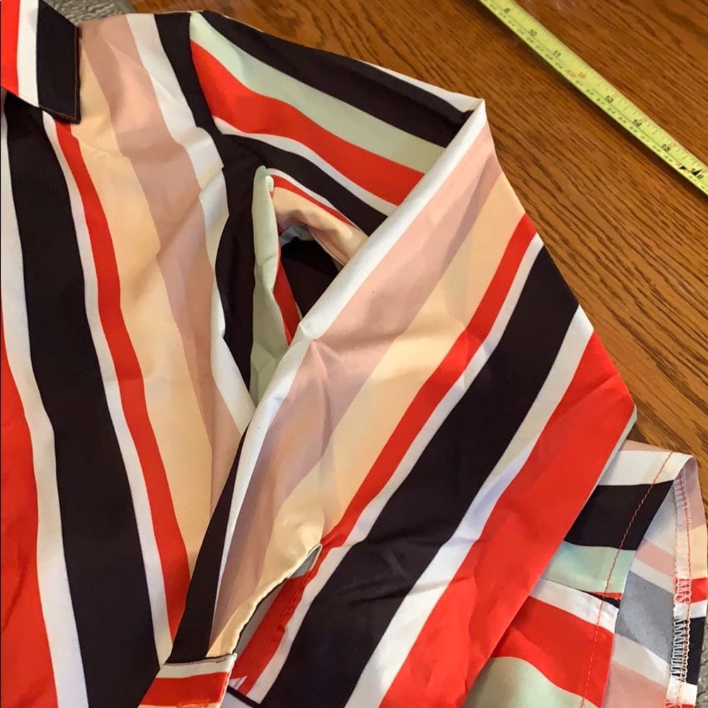 Button Down Collared Blouse Size Large Nwot - image 4